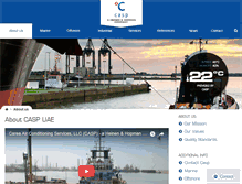 Tablet Screenshot of caspuae.com